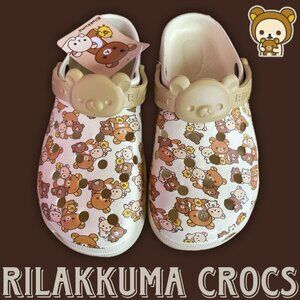 Cream Rilakkuma clog shoes